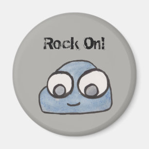 Imã Rock On! Ilustração do Baby Rock