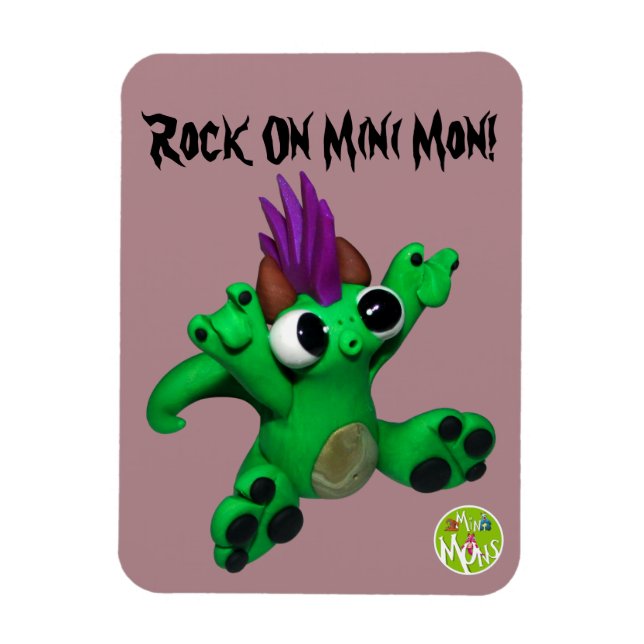 Ímã Rock On Mini Mon Magnet (Vertical)