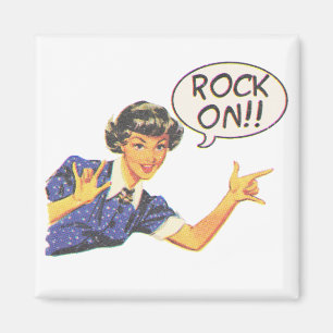 Imã Rock On Vintage