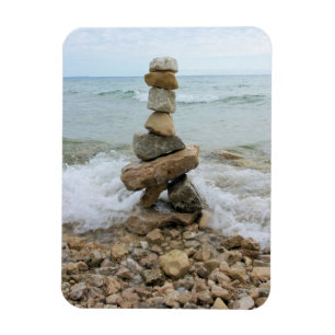 Ímã Rock Pillar Monument - Ilha Mackinac, Michigan