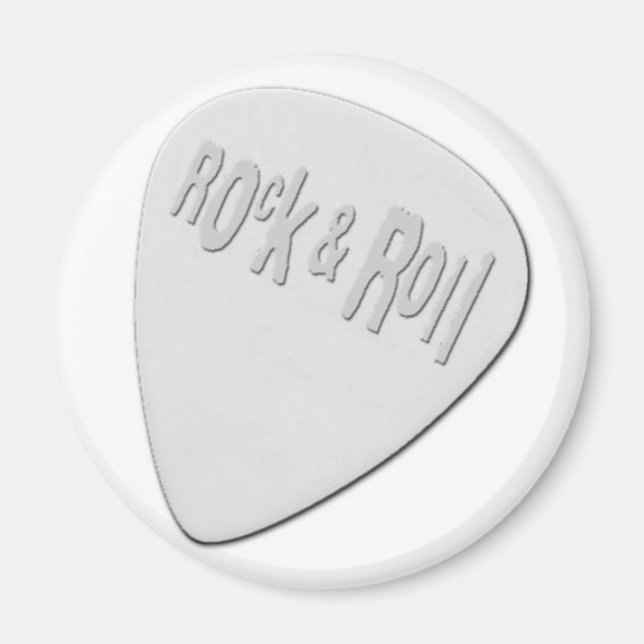 Imã Rock & Roll Pick Magnet (Frente)