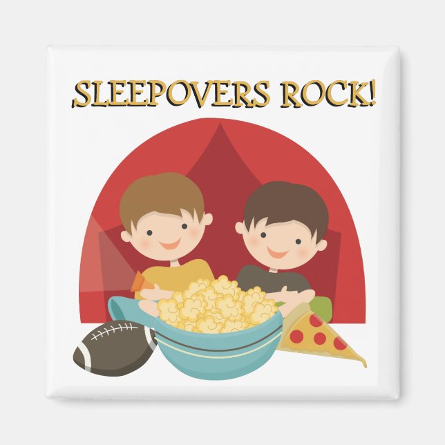 Imã Rock Sleepovers (Frente)