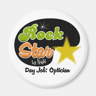 Imã Rock Star By Night - Trabalho Do Dia Opticista