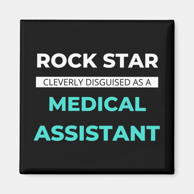 Imã Rock Star Claramente Disfarçada Como Médica (Frente)