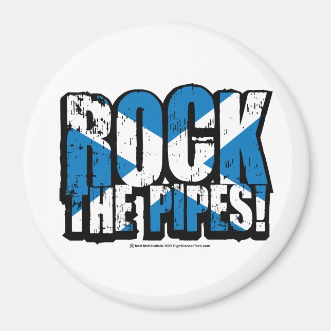 Imã Rock the Pipes (Frente)
