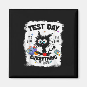 Imã Rock The Test Day Cat