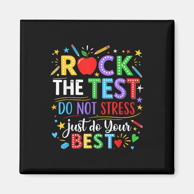 Imã Rock The Test Day Professors Men Win (Frente)