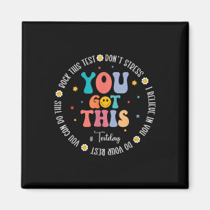 Imã Rock The Test Teacher Testing Day Motivational Tes