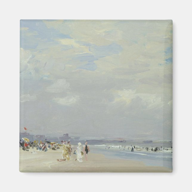 Imã Rockaway Beach (Nova Iorque) (por E.H. Potthast) (Frente)