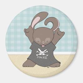 Imã Rockin Out Bunny Magnet