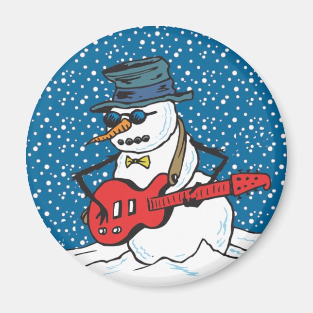 Imã Rocking Snowman (Frente)