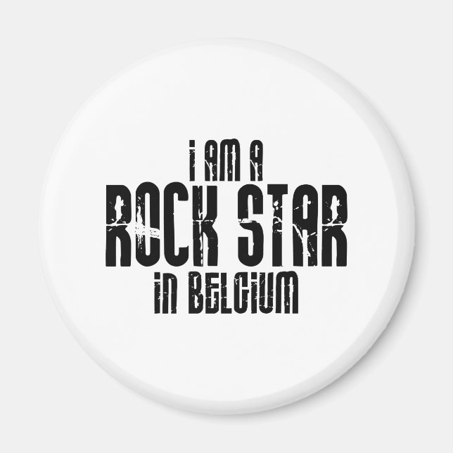 Imã Rockstar Na Bélgica (Frente)