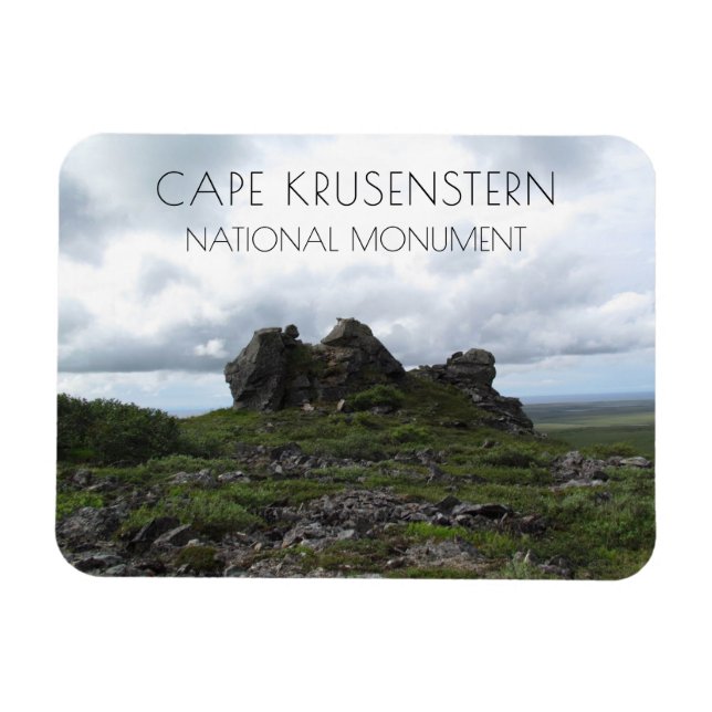Ímã Rocky OutCurt, Cape Krusenstern, Alaska (Horizontal)