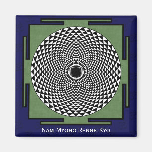 Imã Roda da meditação da flor de Lotus