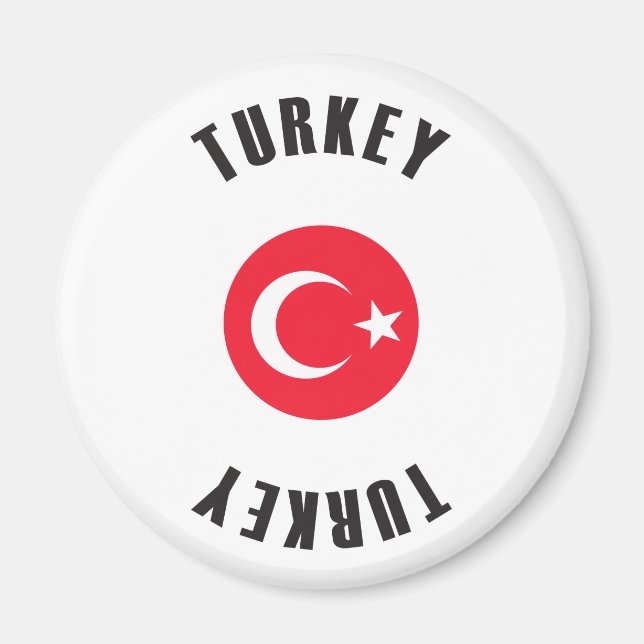 Imã Roda de bandeira da Turquia (Frente)