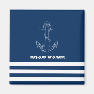 Imã Roda de Barco Náutico, Marinheiro de Listras Azul-