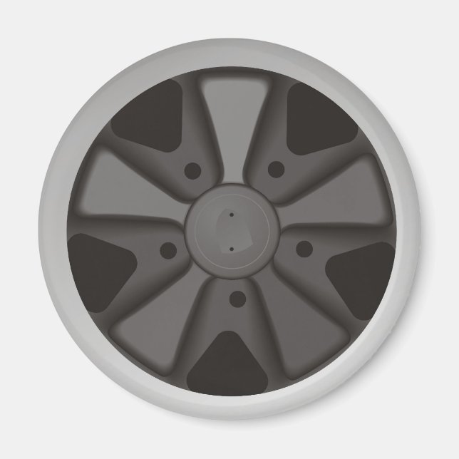 Imã Roda de corrida de carros esportivos clássicos usa (Frente)