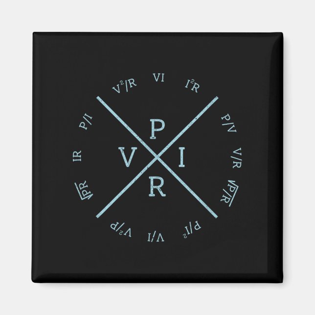 Imã Roda de força da lei Ohms - Engi de Eletrônicos el (Frente)