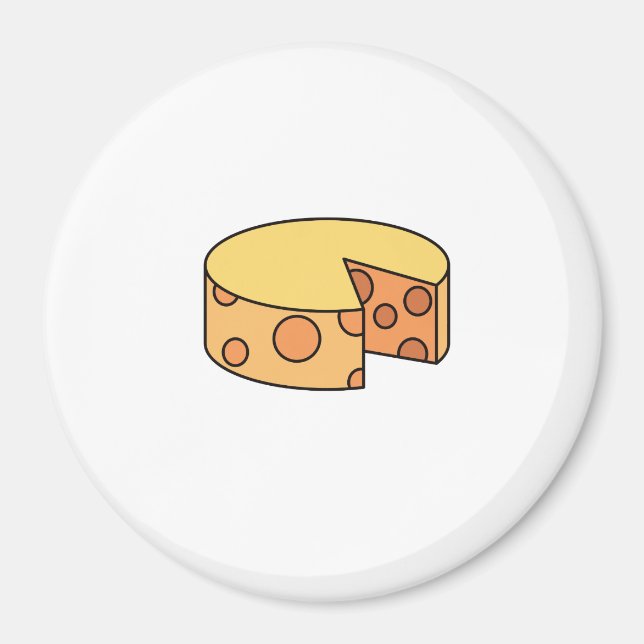 Imã roda de queijo (Frente)