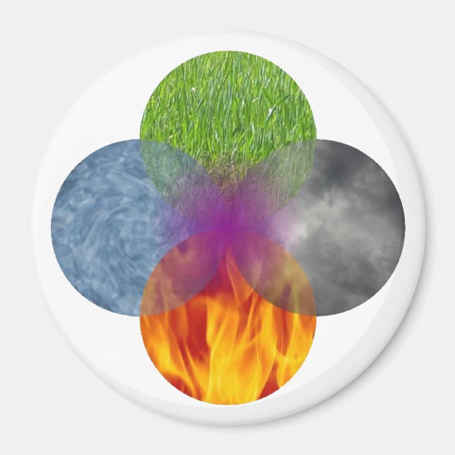 Imã Roda de ser - branco (Frente)