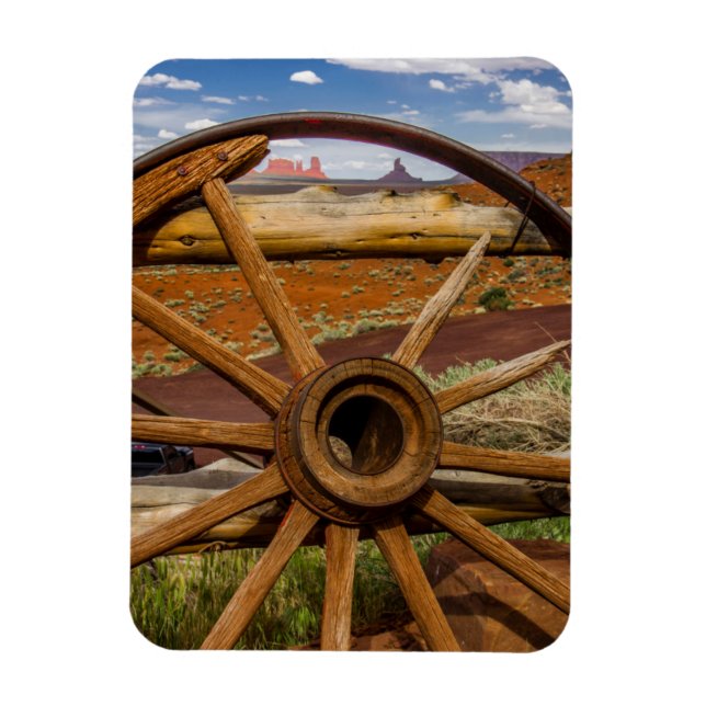 Ímã Roda de vagão close up, Arizona (Vertical)