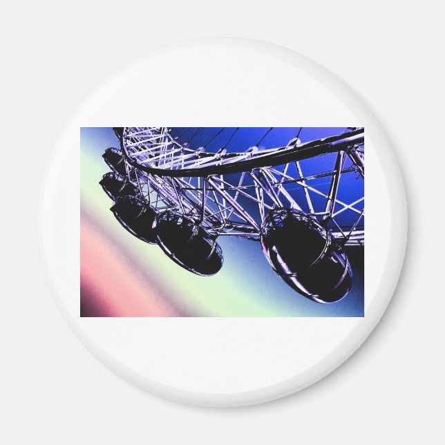 Imã roda do milênio — Arte digital de Londres (Frente)