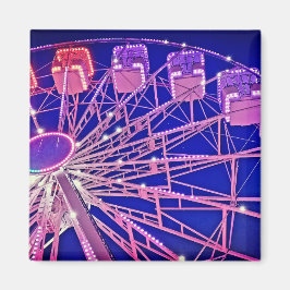 Imã Roda-gigante vermelha e roxa