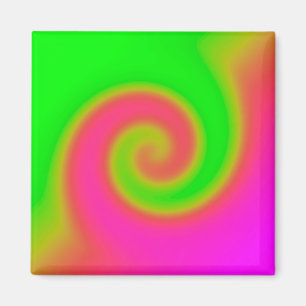 Imã Roda Verde Rosa