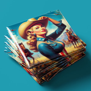 Imã Rodeio Vintage Pin-up