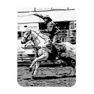 Ímã Rodeo Cowboy - Evento Steer Roping