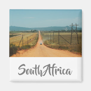 Imã Rodovia Rural África do Sul Paisagem Magnet