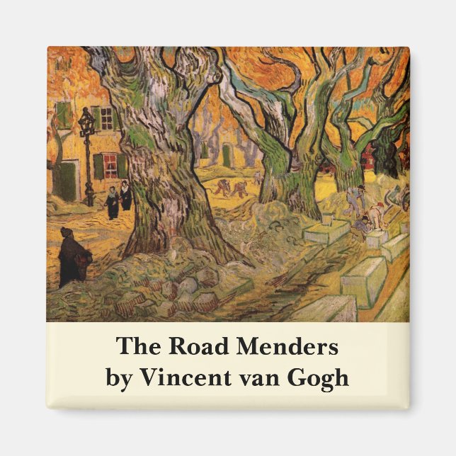 Imã Rodoviárias Menders de Vincent van Gogh (Frente)