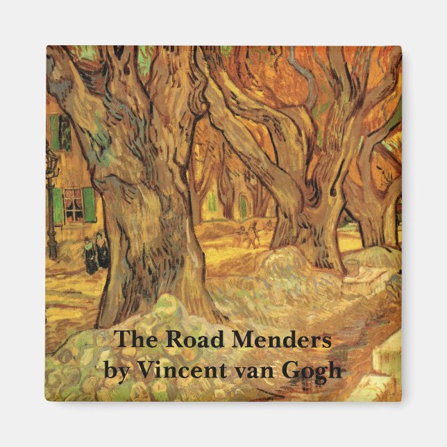 Imã Rodoviárias Menders de Vincent van Gogh (Frente)