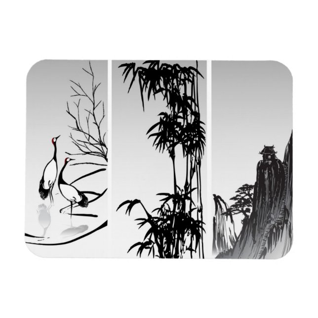 Ímã Rolagem Oriental Vertical (Horizontal)