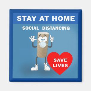 Imã Rolamento de Papel de Banheiro Vazio com Primeira