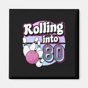 Imã Rolando para 80 Boliche de aniversário