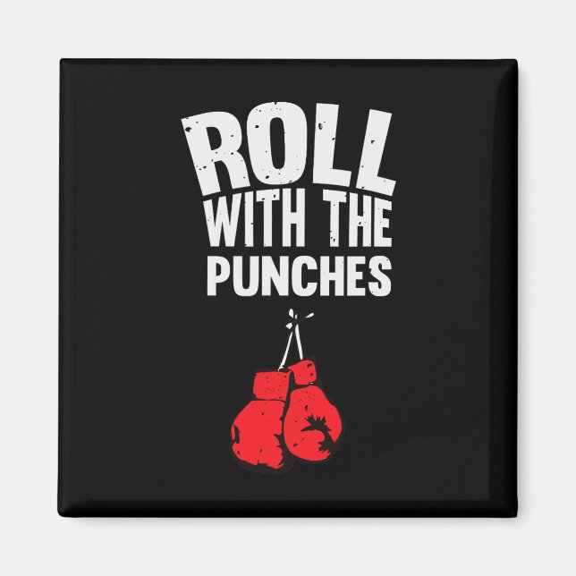 Imã Rolar Com As Luvas De Boxing (Frente)