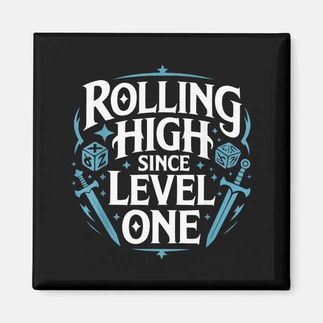 Imã Role Playing Gamer Rpg Master D20 Tabletop Funny R (Frente)