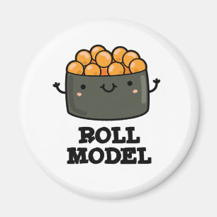 Imã Roll Modelo Funny Comida Sushi Roll Pun