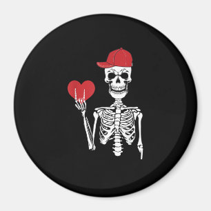Imã Roll Skeleton Mãos Cabeça Dia de os namorados