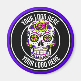 Imã Roller Derby Logo Purple Black