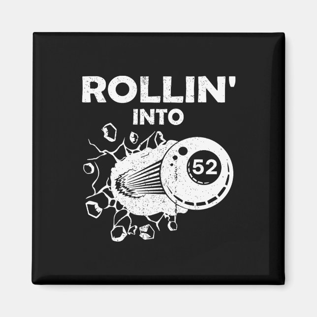Imã Rollin para 52 Bilhar 52º Aniversário (Frente)