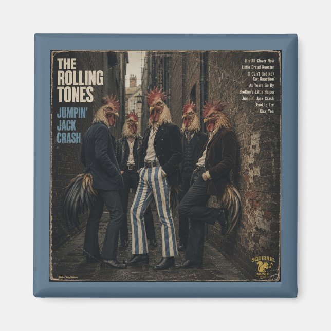Imã Rolling Tones: uma Paródia (Frente)