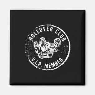 Imã Rollovers Club Vip Member Atv Utv Lovers Engraçado