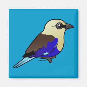 Imã rolo Azul-inchado