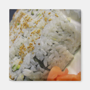 Imã Rolo de Califórnia - sushi do vegetariano