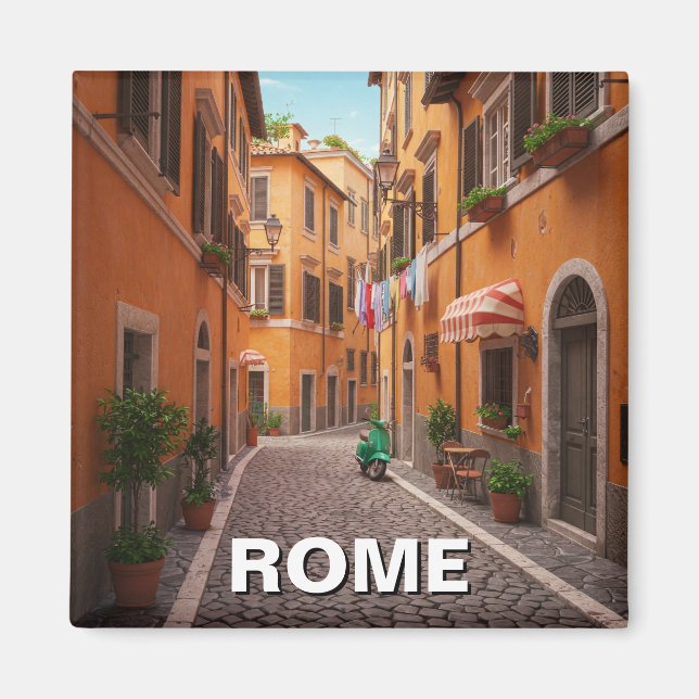 Imã Roma Cobblestone Street Itália (Frente)