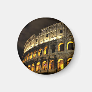 Imã Roma - coliseu no ímã da noite