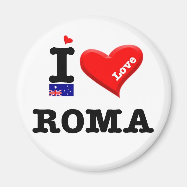 Imã ROMA - Eu Amo (Frente)