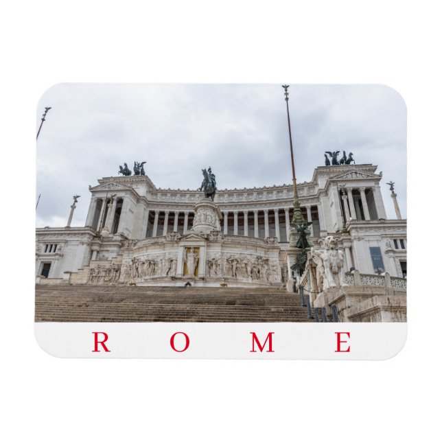 Ímã Roma Il Vittoriano imã de geladeira (Horizontal)
